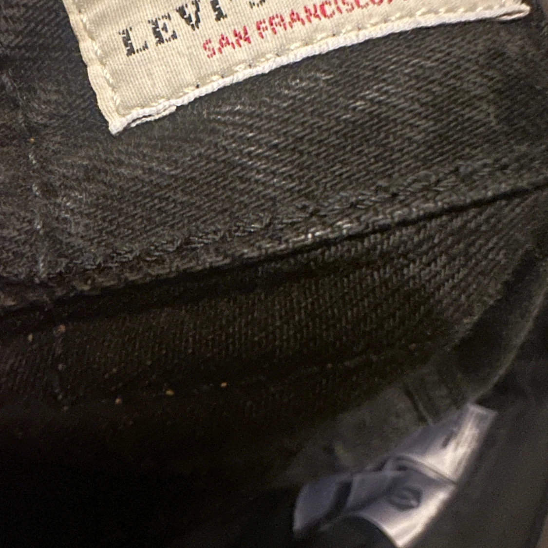 Svarta Levi's 505 jeans slim straight fit - 3