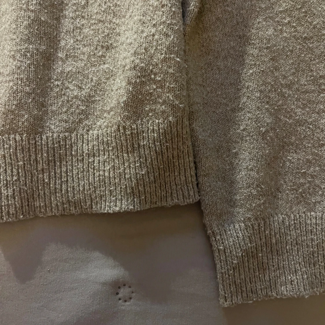 Beige stickad tröja från ONLY - 4