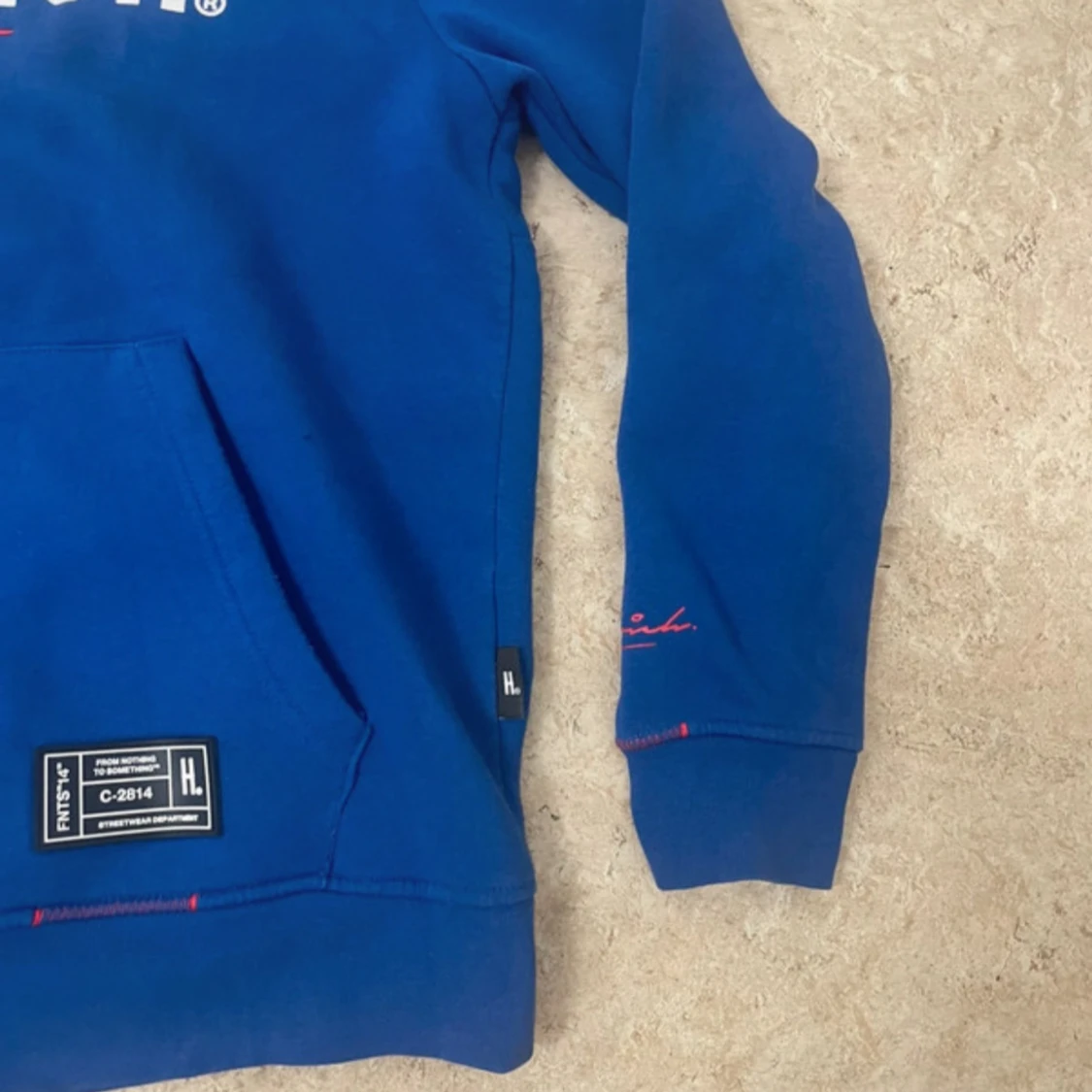 Blå HOODRICH hoodie med tryck - 2