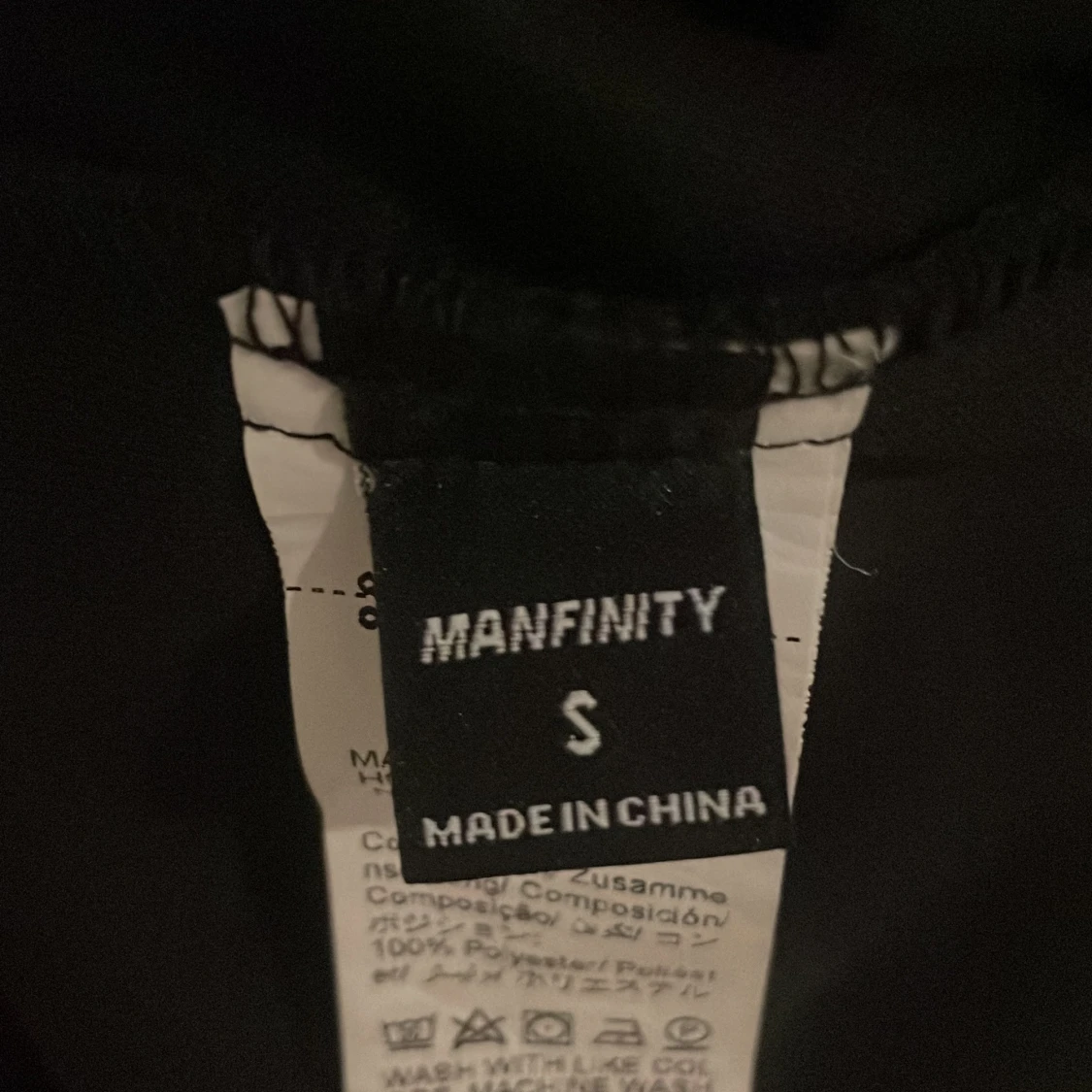 Svarta och grå mjukisbyxor från Shein - 4