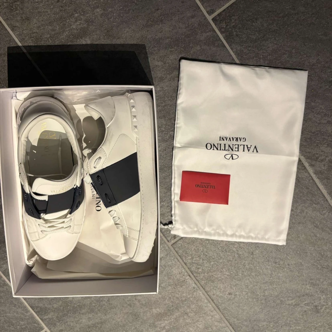 Valentino Garavani Open sneakers vit/svart - 3
