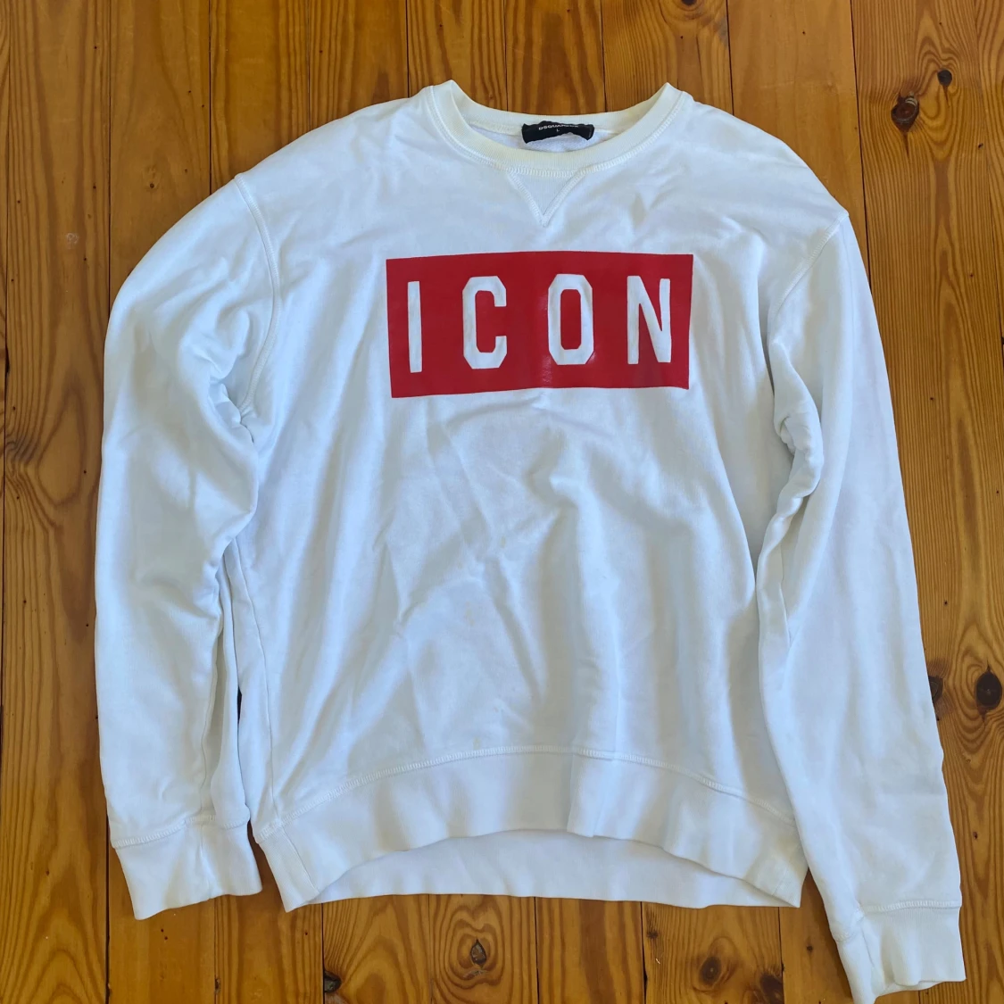 DSQUARED2 ICON VIT SWEATSHIRT