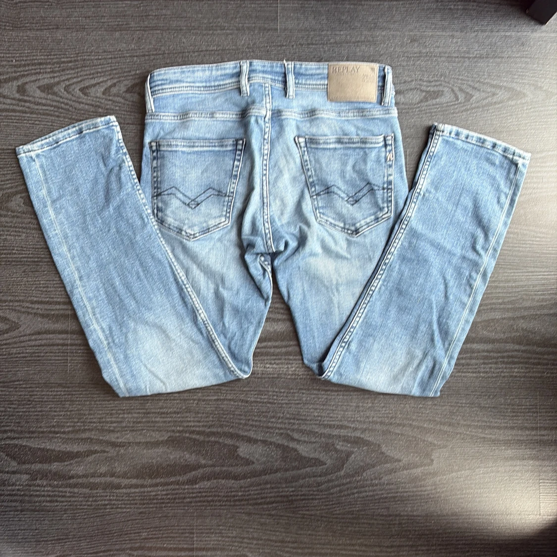 Replay ljusblå jeans straight fit - 2