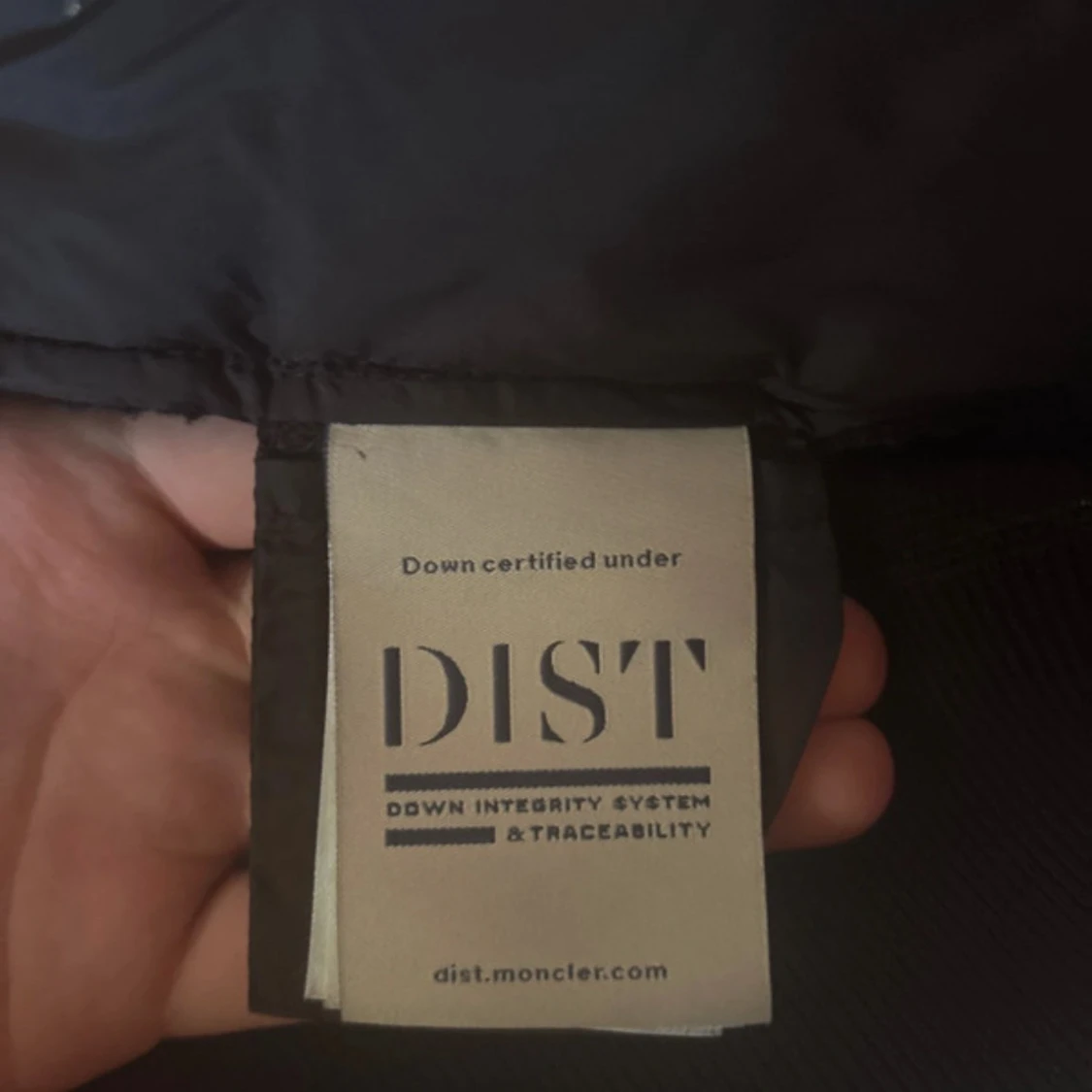 Svart quiltad dunjacka från Moncler - 2