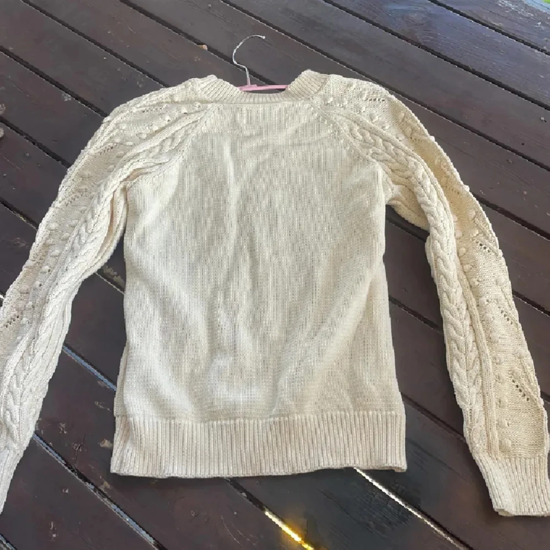 Beige stickad tröja från Part Two - 2