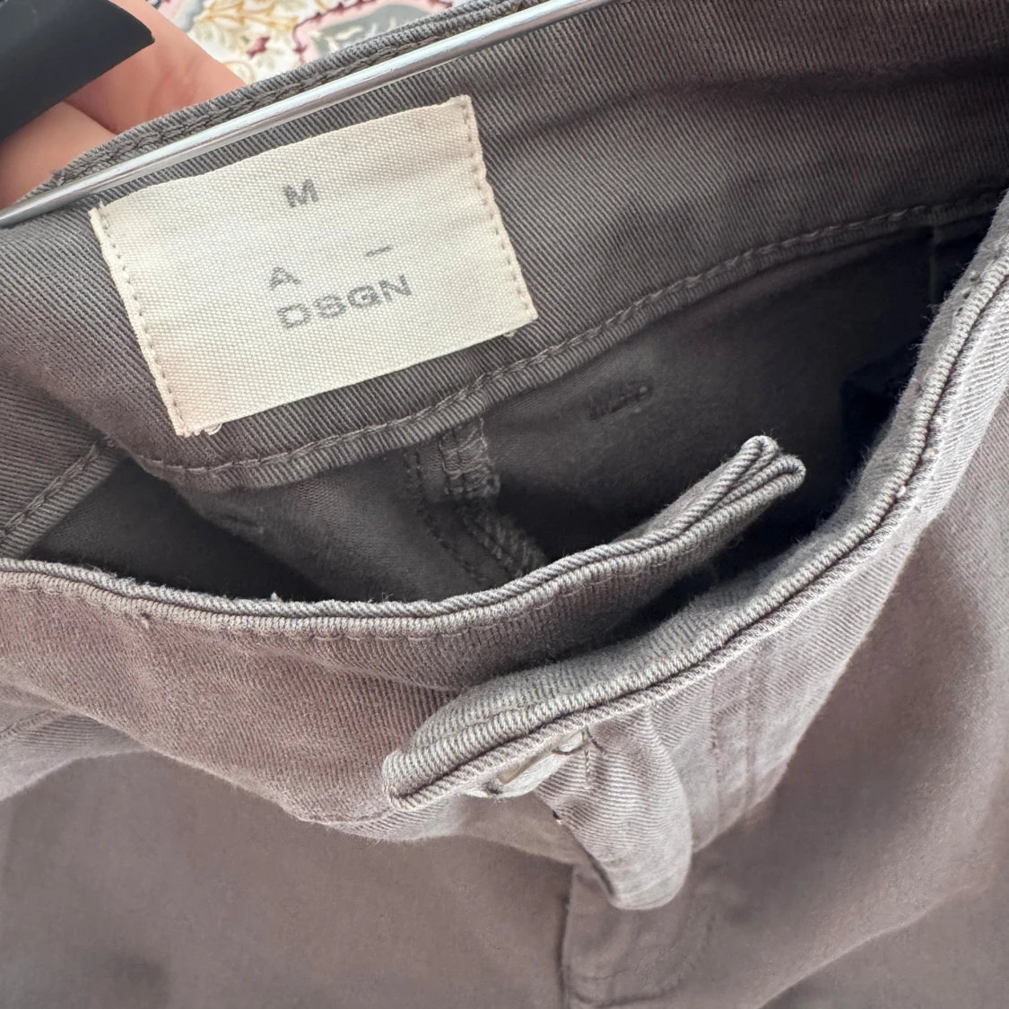 Grön cargopants med bred passform - 4