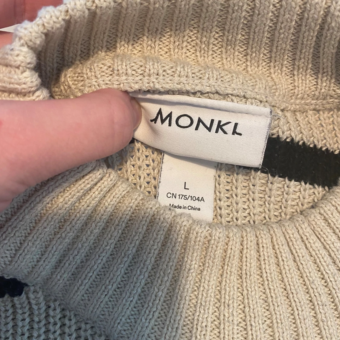 Randig stickad tröja🧶 - 2