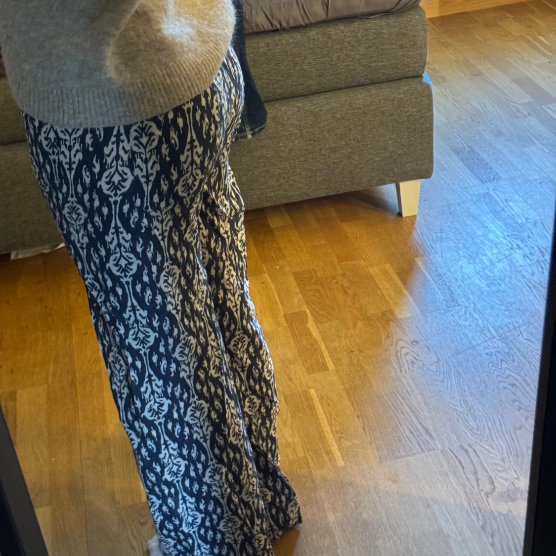 Mönstrade byxor zara - 2