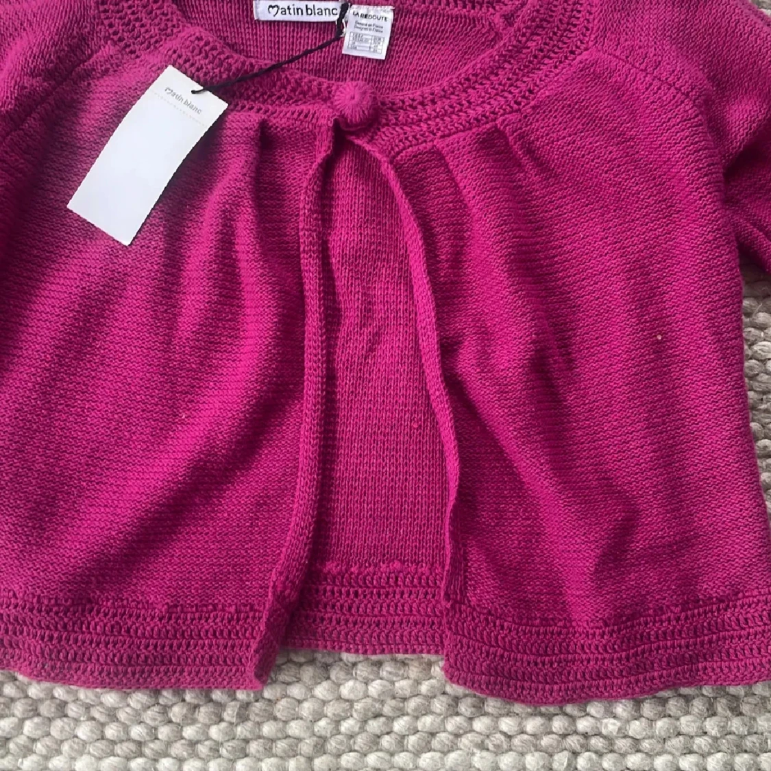  Söt Mörkrosa kofta/bolero från Matin Blanc - 2