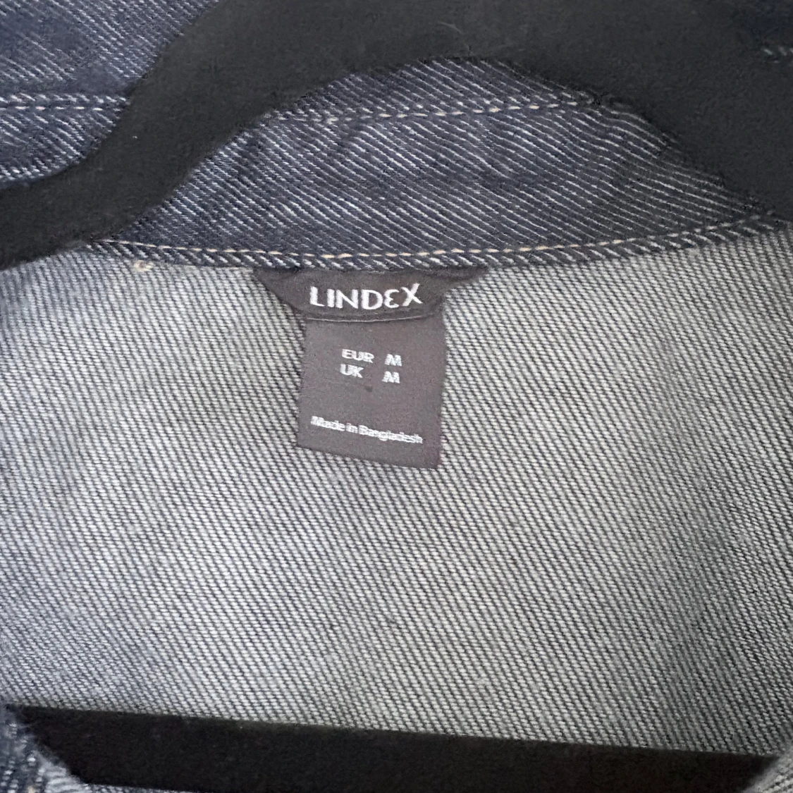 Mörkblå jeantopp från Lindex - 1