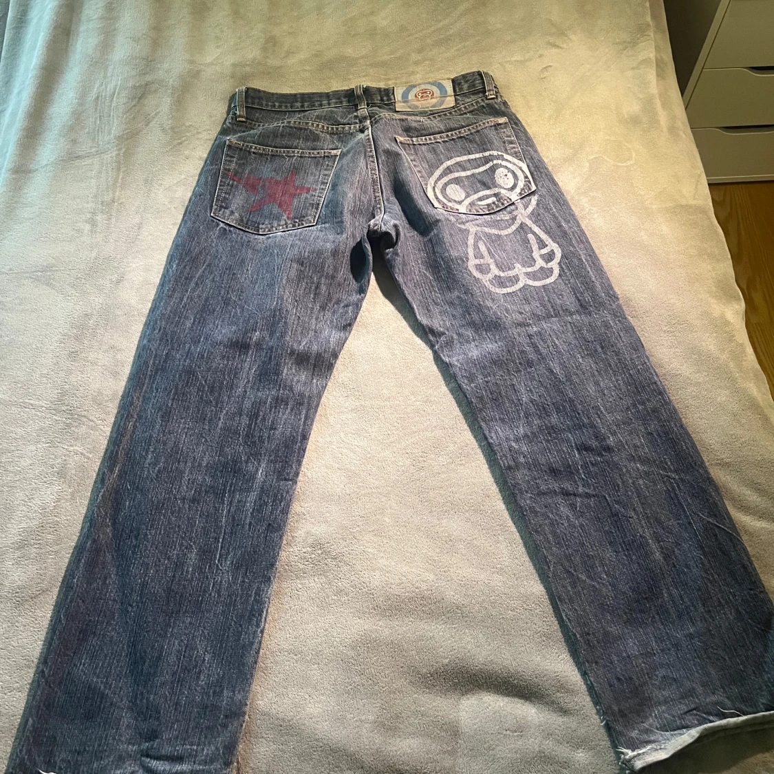 Vintage bape jeans - 1