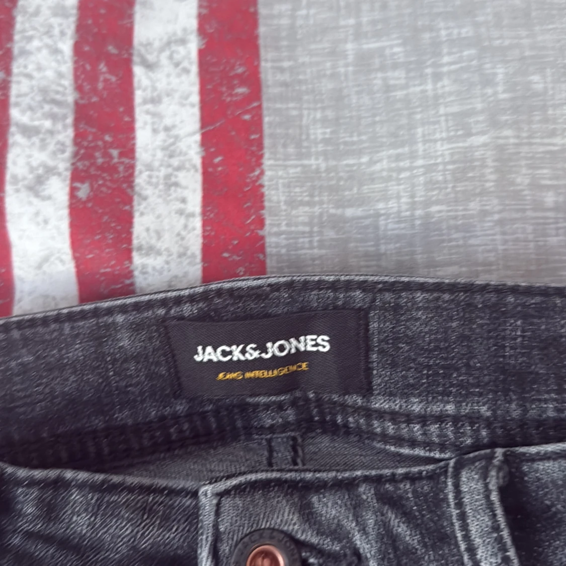 Svarta tapered jeans Tapered/Mike 30/30 - 4