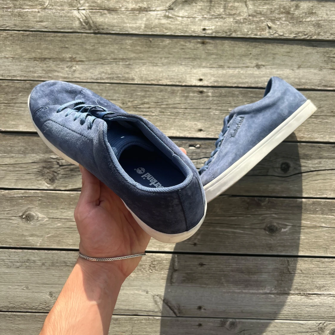 Blå mockasneakers från Timberland - 4