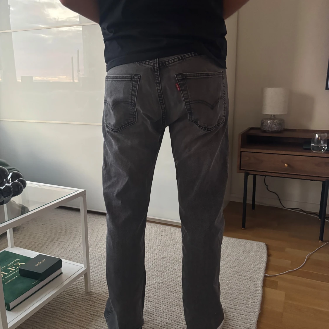 Grå Levis 501 jeans straight fit - 1
