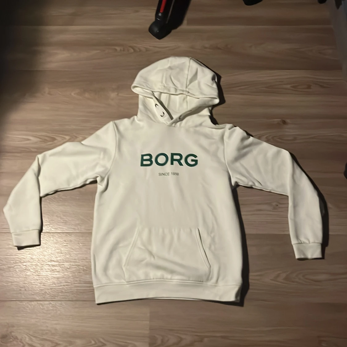 Vit hoodie från Björn Borg