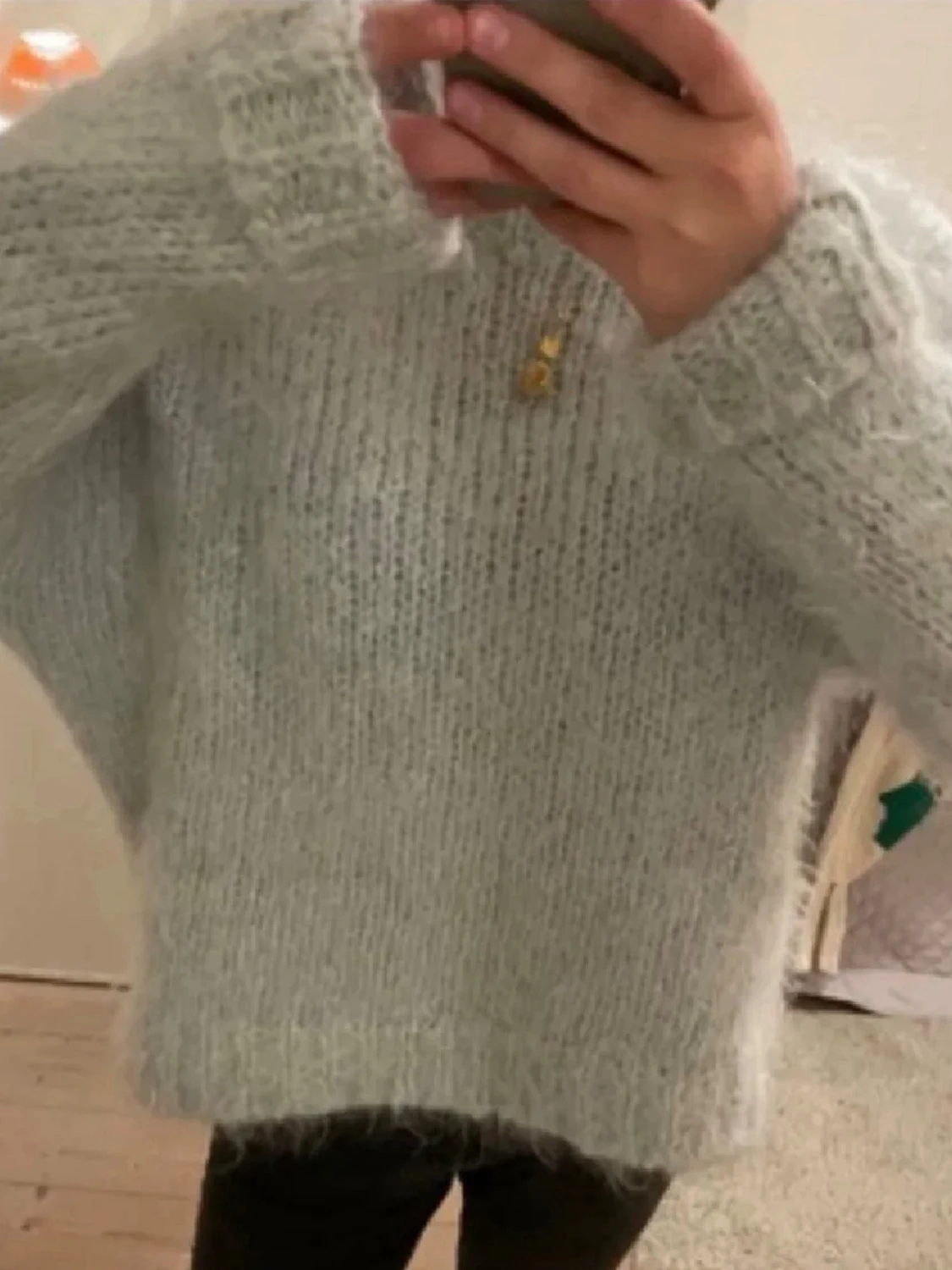 Mohair tröja från h&m