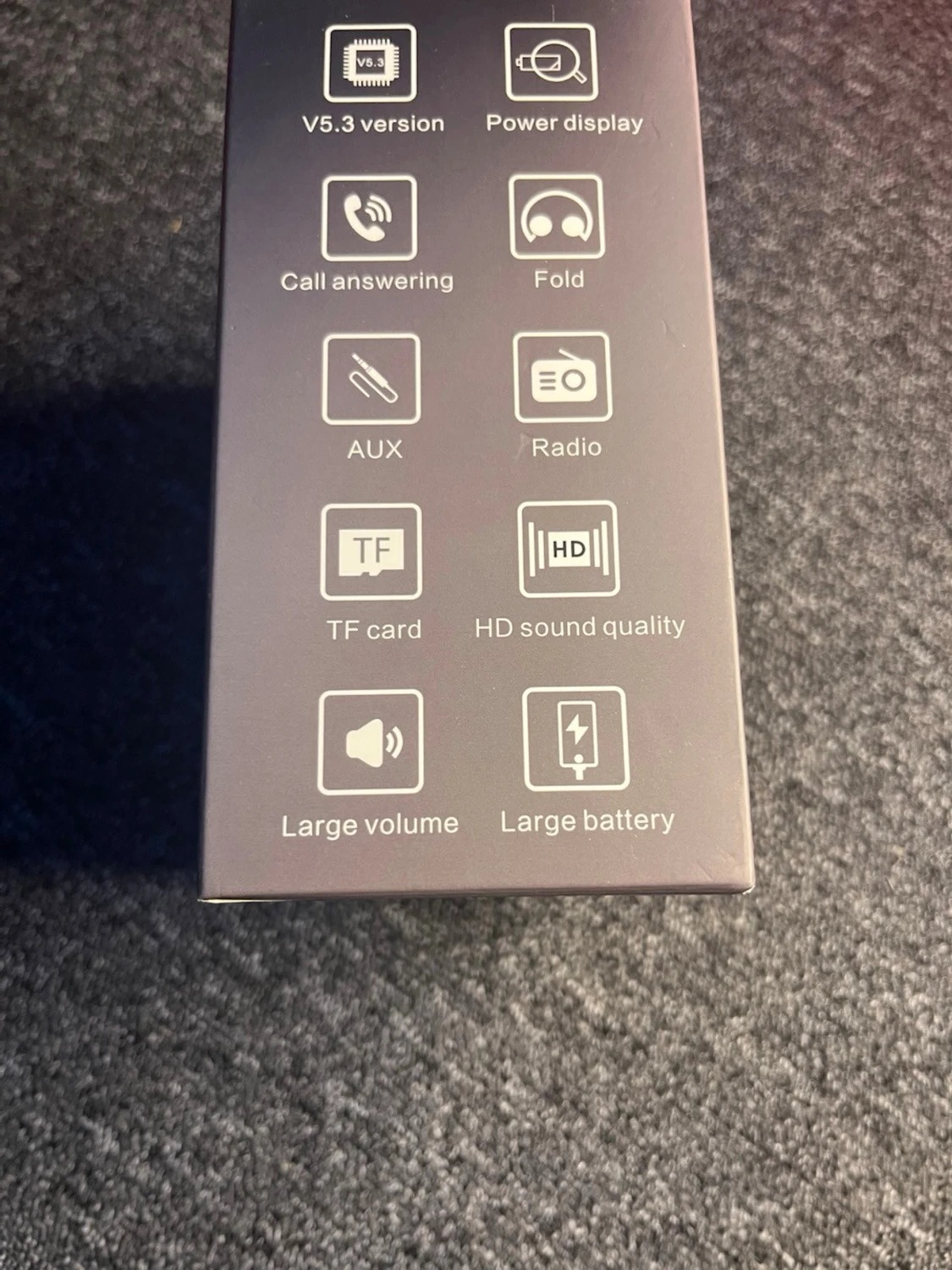 Svarta trådlösa over-ear hörlurar - 3