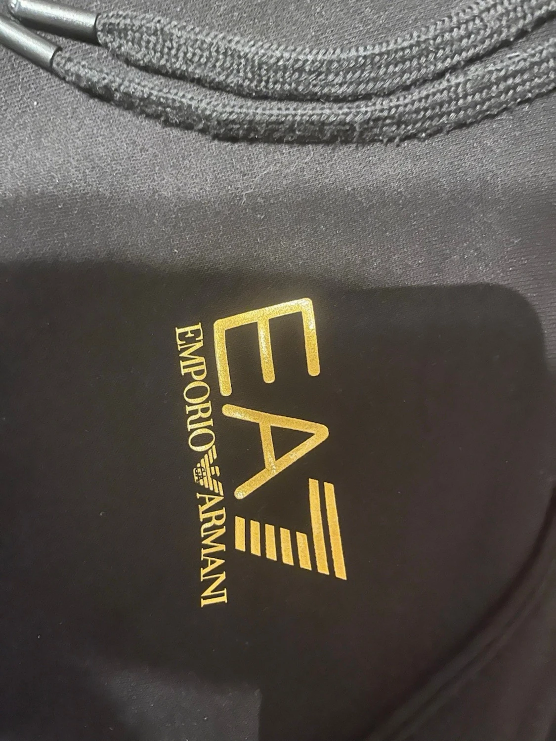 Svart hoodie från Emporio Armani - 1