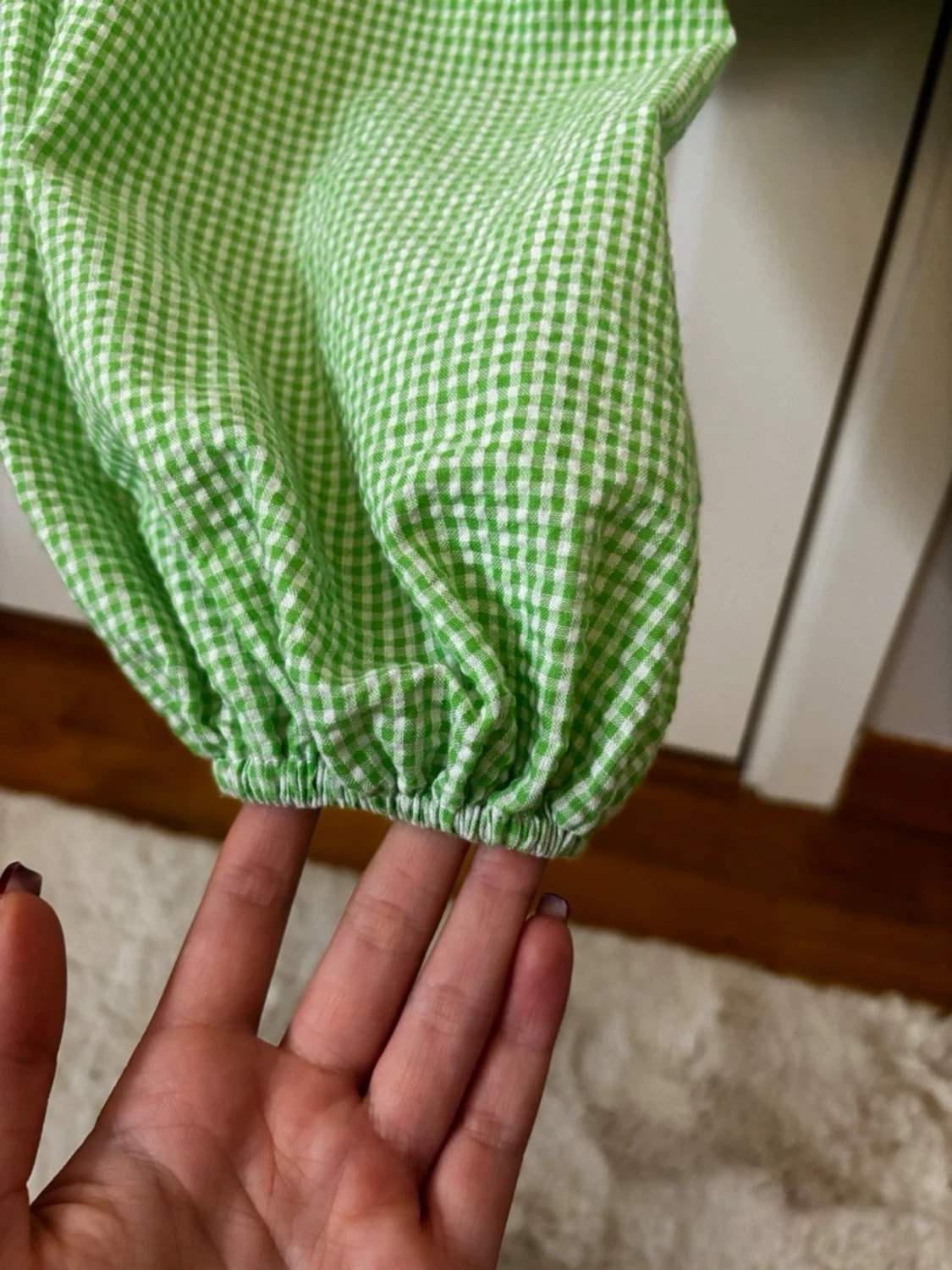 Snygg grön blus  - 3