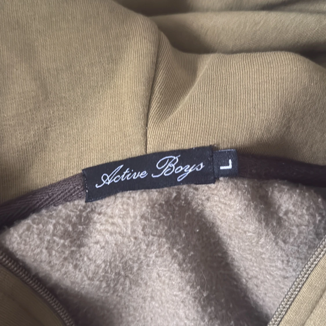 Olivgrön hoodie Active Boys/tuttolente L - 2