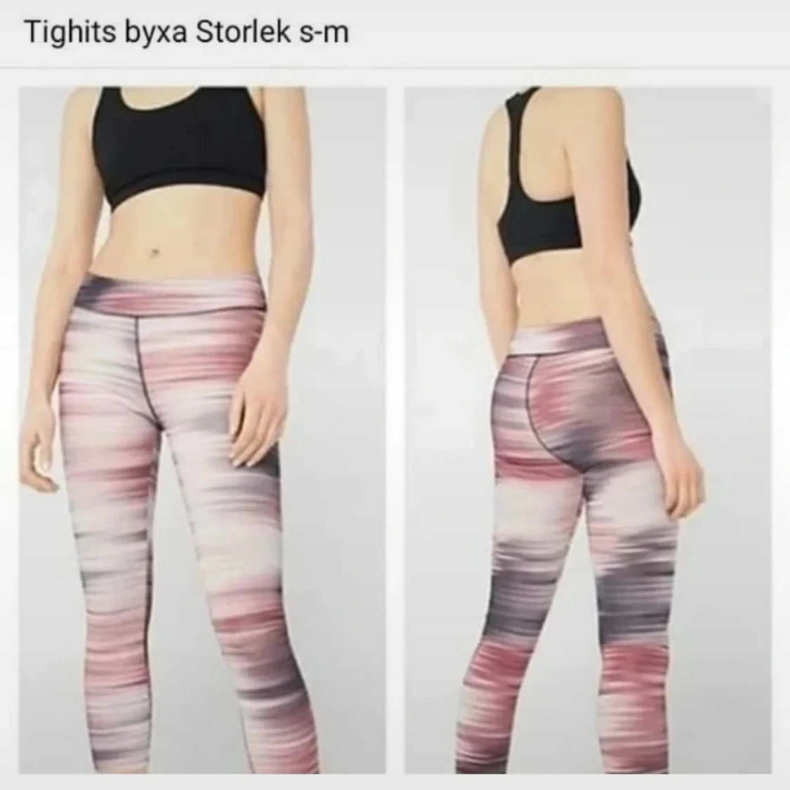 Två par träningstights S-M - 1