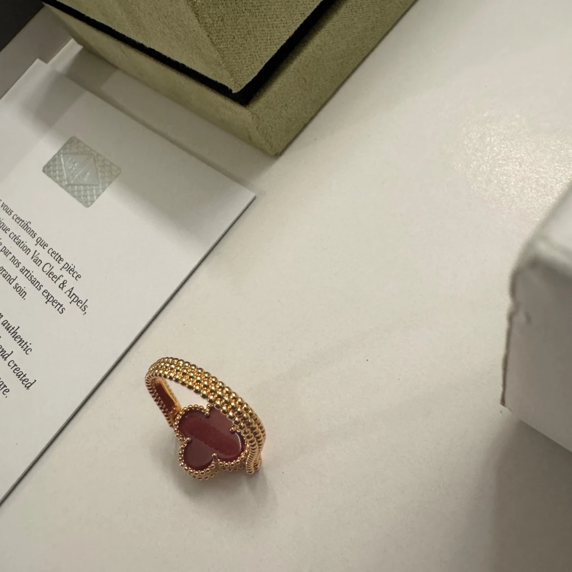 Van Cleef • Ring • Böjbar • 2 Färger • Alla Storlekar  - 2