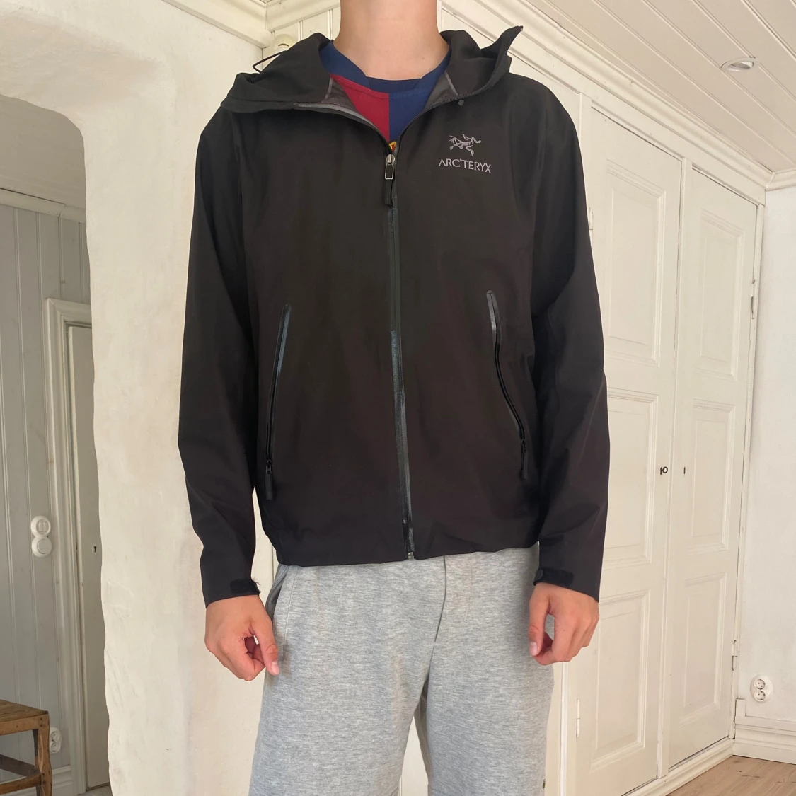 Svart vindjacka (Helt ny) - 1