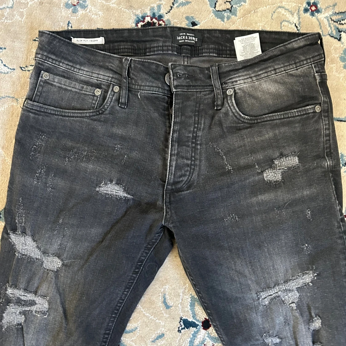 Svarta slim fit jeans Jack & Jones - 3