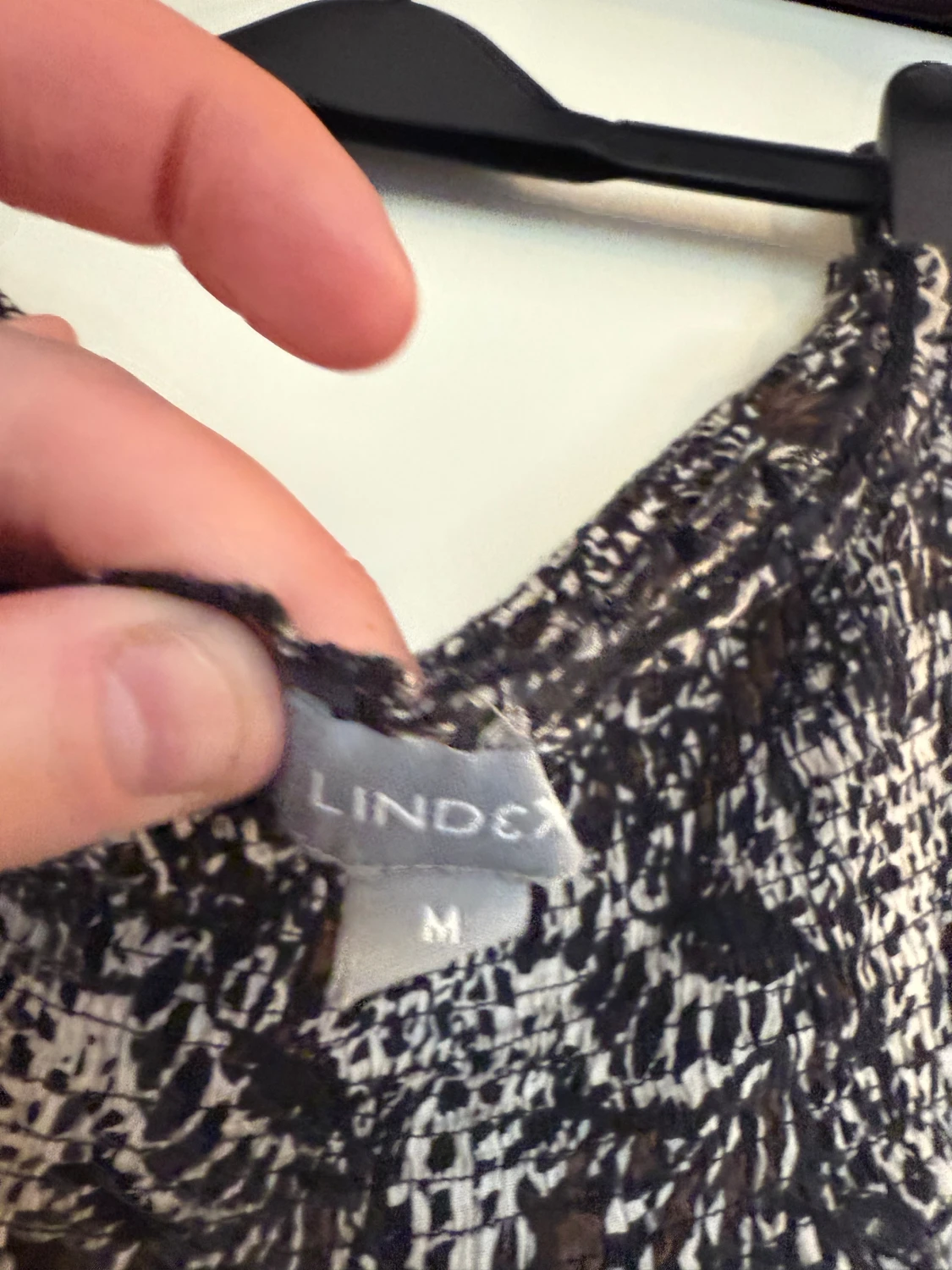 Svartvit långklänning från Lindex - 2