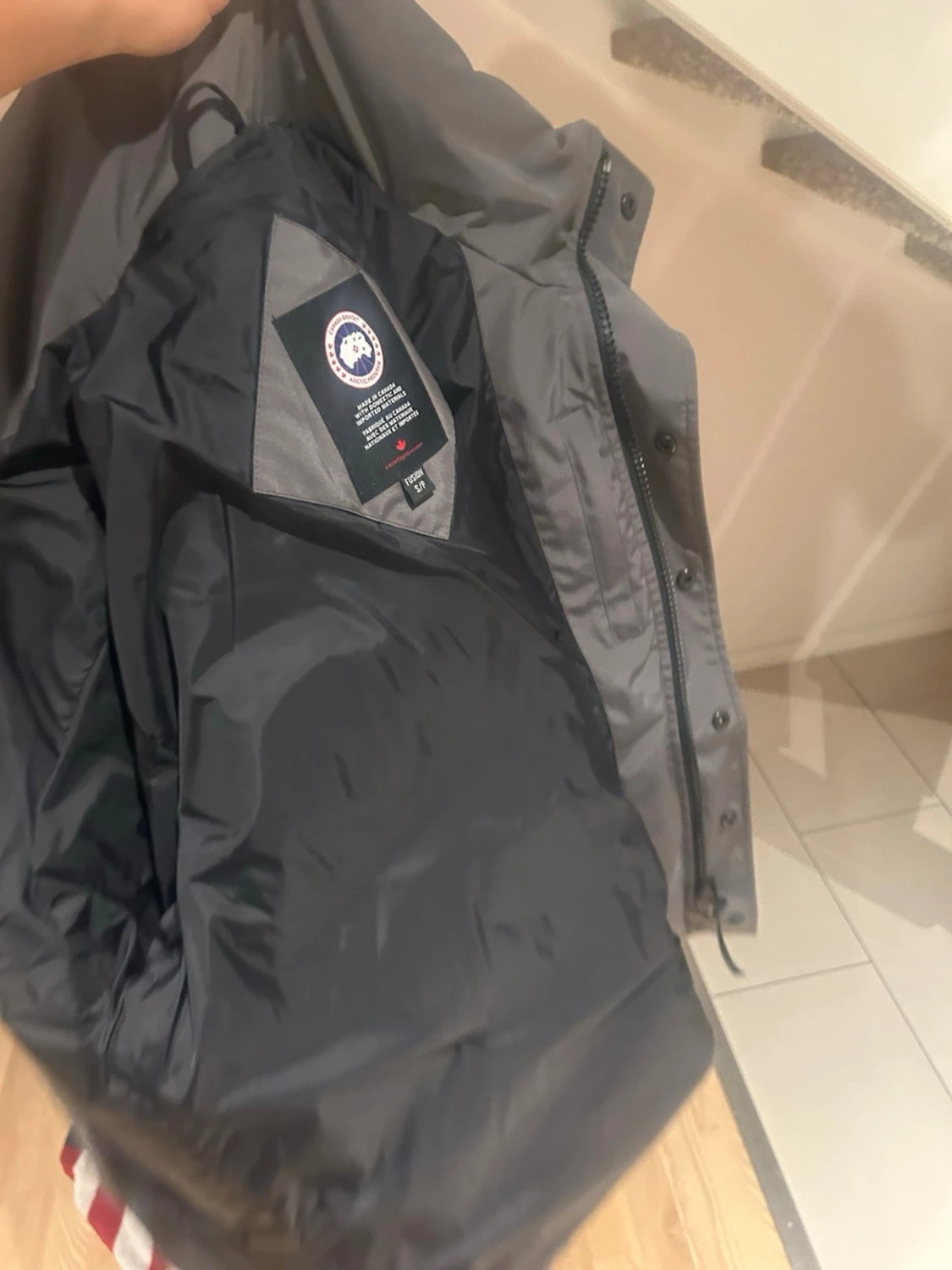 Grå dunjacka från Canada Goose - 1