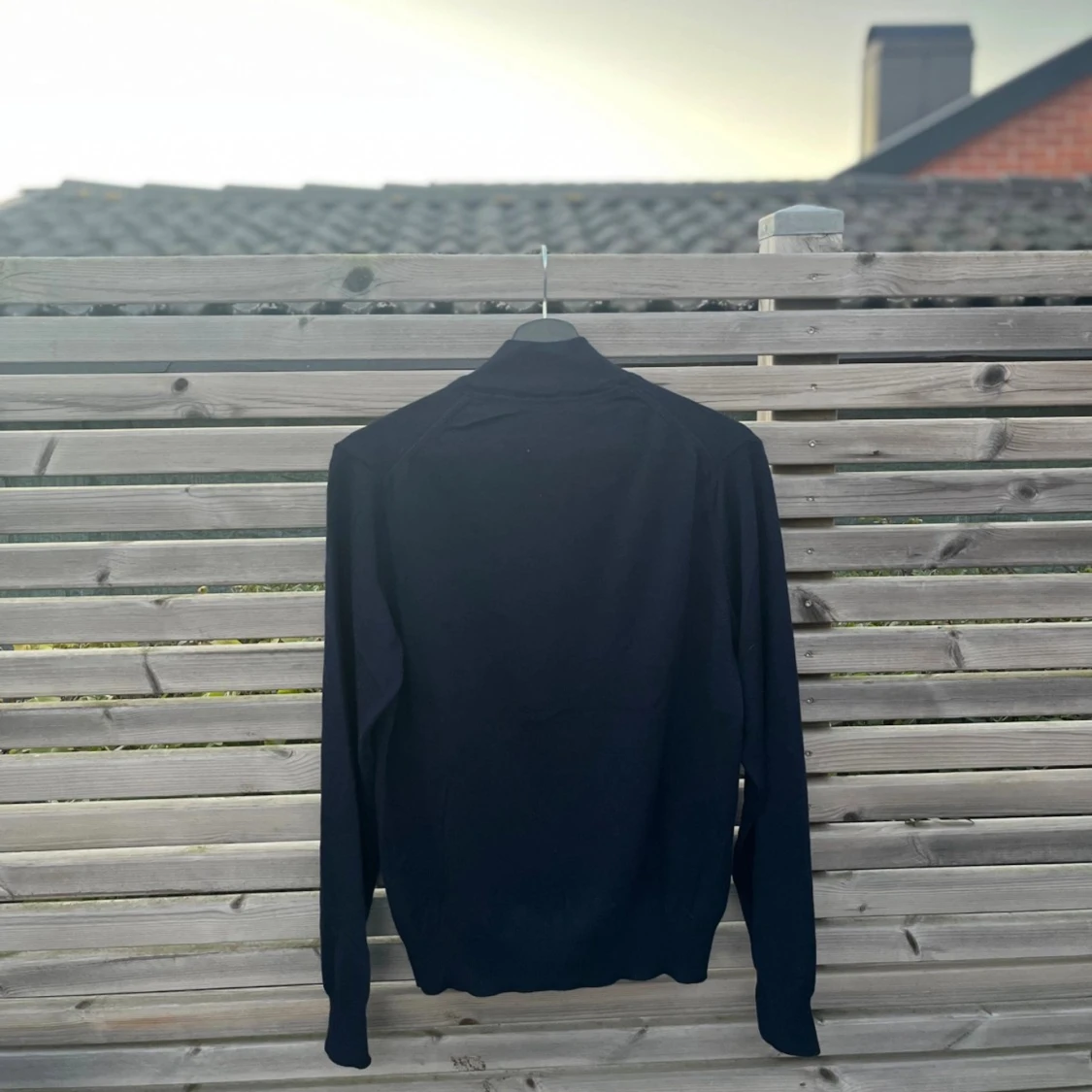 Mörkblå cardigan från Stenströms - 1