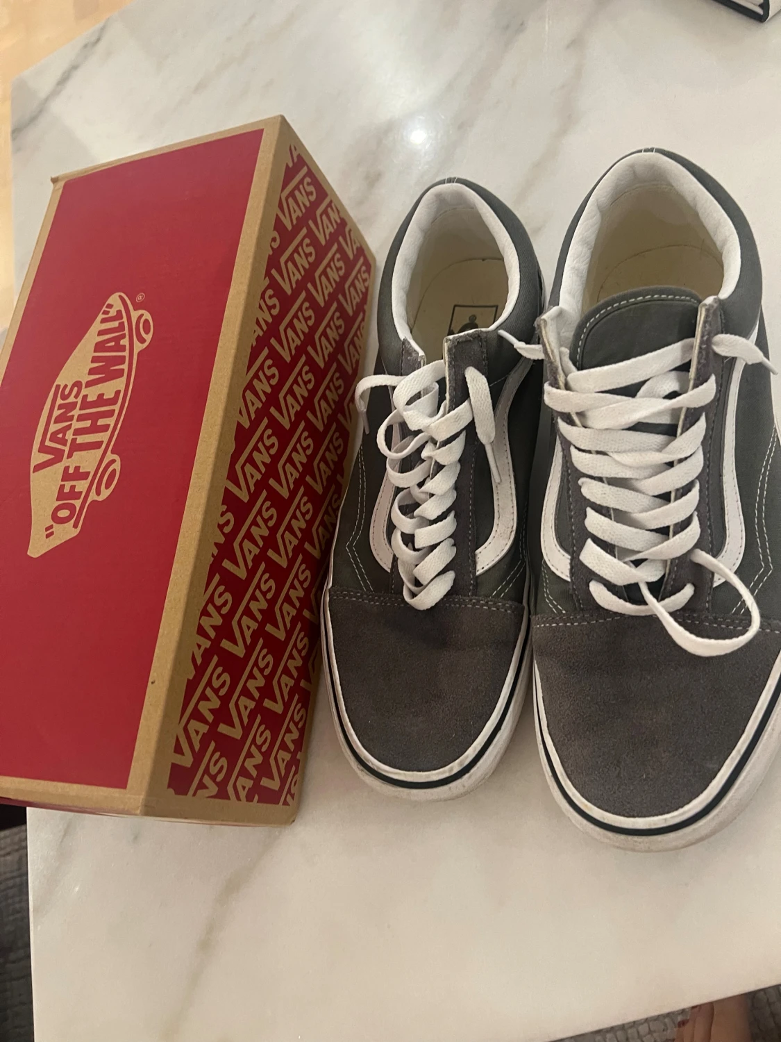 Vans Old Skool Pewter/True White 44 - 3