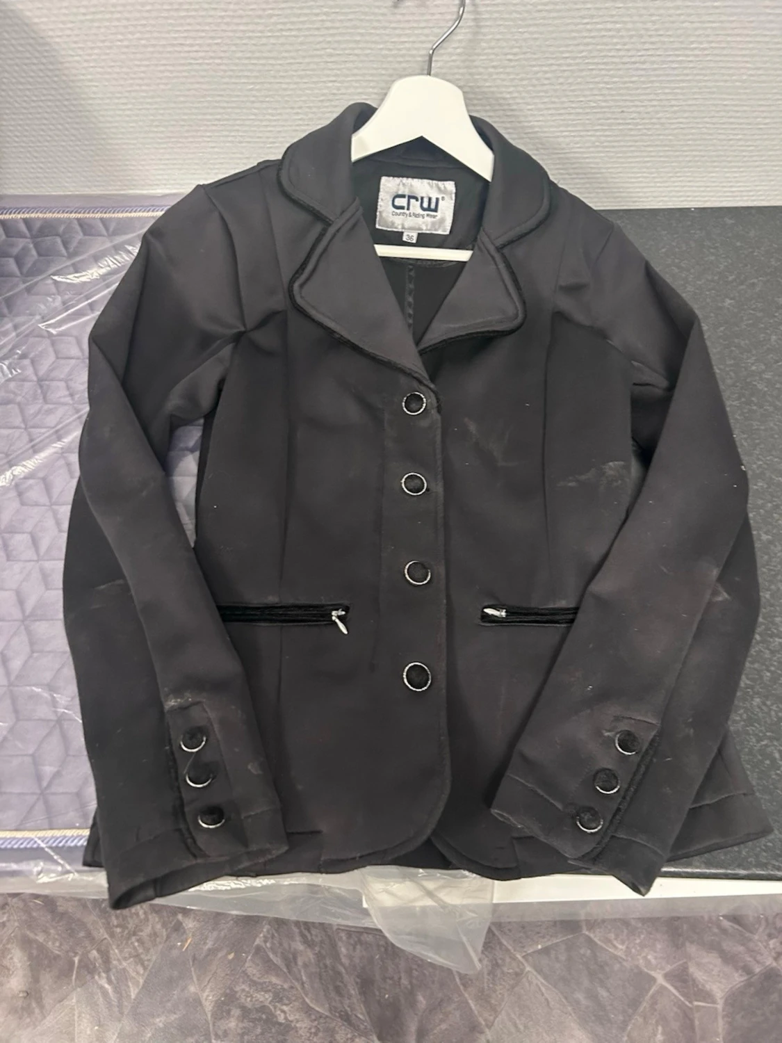 Svart ridkavaj från CRW, stl 36 - 2