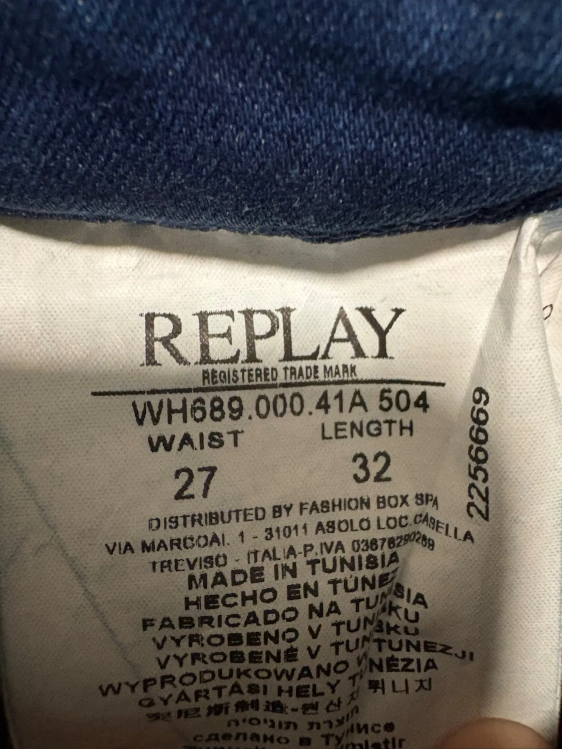 Replay Luz jeans blå 27/32 - 2