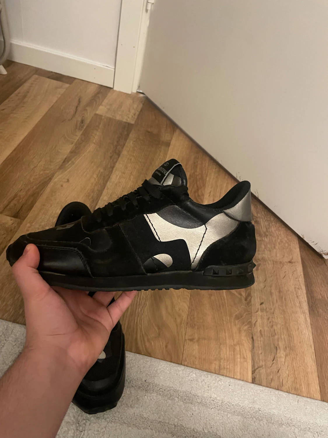 Valentino Rockrunner sneakers svart/silver - 1