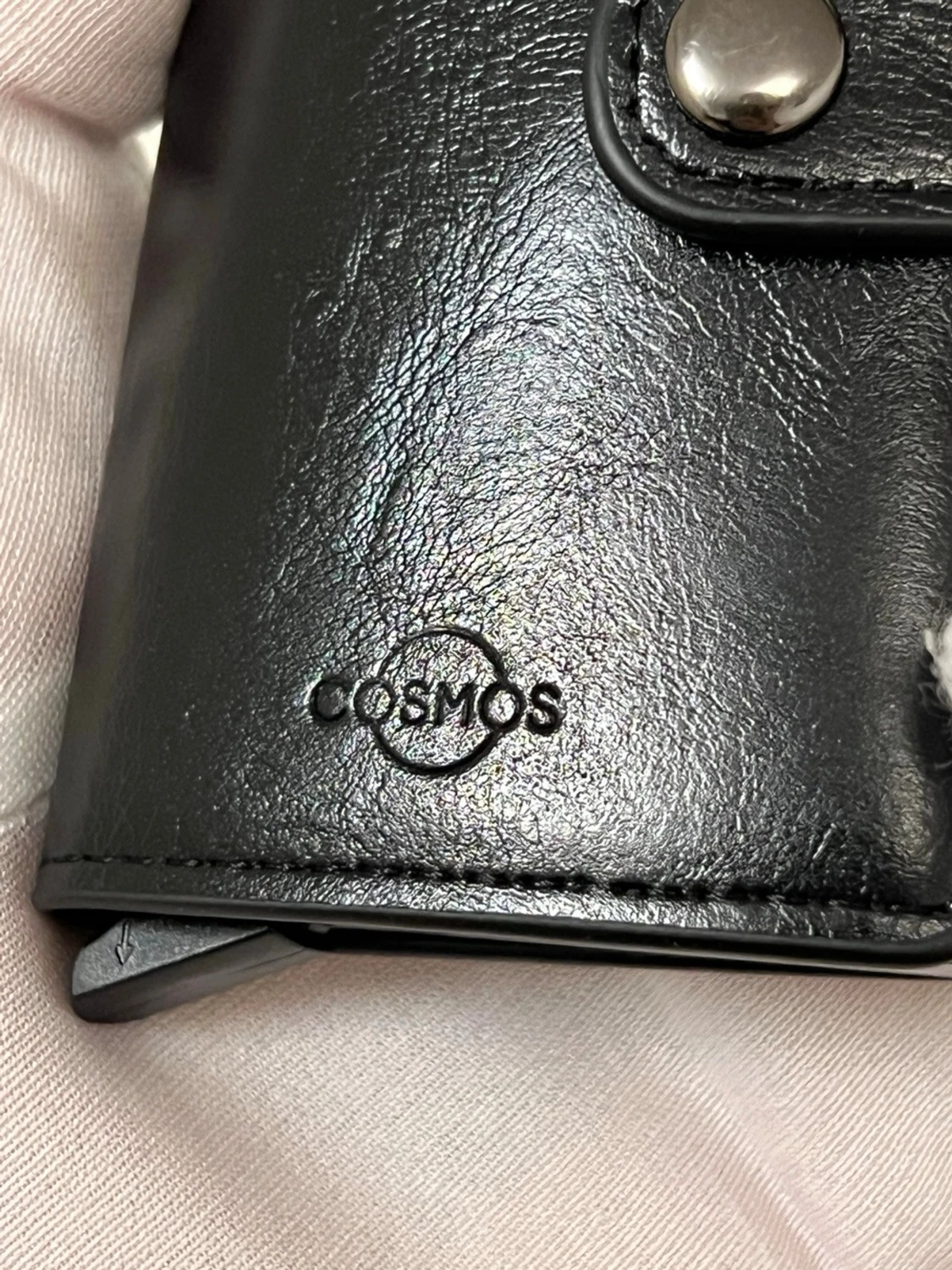 NY Svensk märke PU läder RFID skyddad fr tjuv  - 3