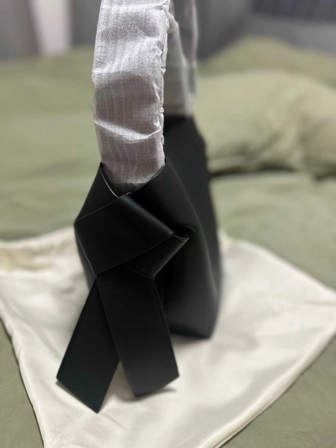 Svart handväska Acne Studios skinn - 3