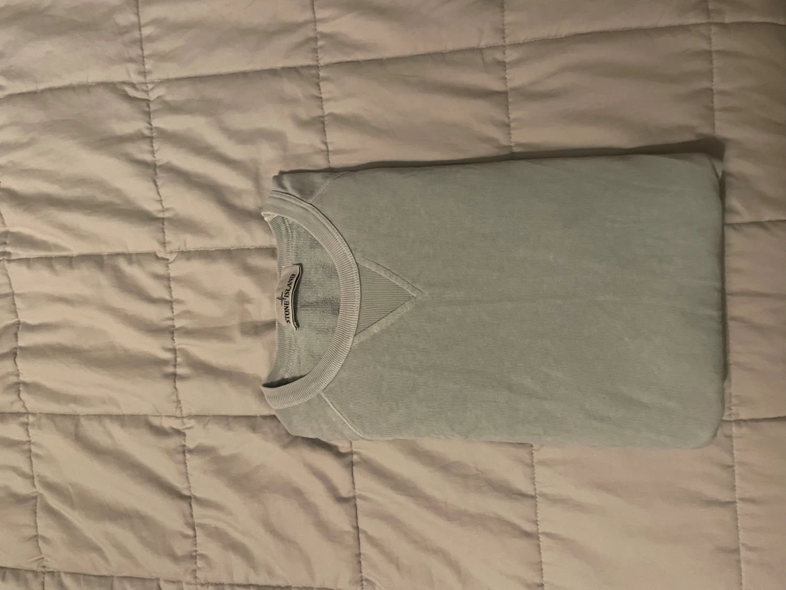 Ljusblå Stone Island sweatshirt - 1