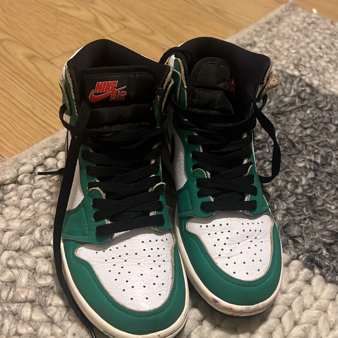 Nike Air Jordan 1 gröna sneakers - 1