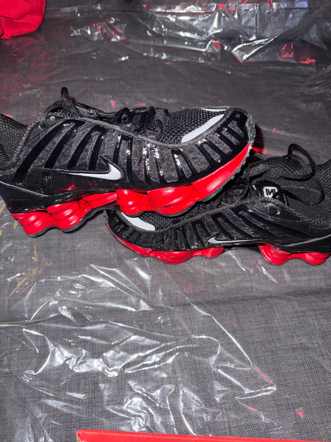 Nike Shox sneakers svart/röd - 1