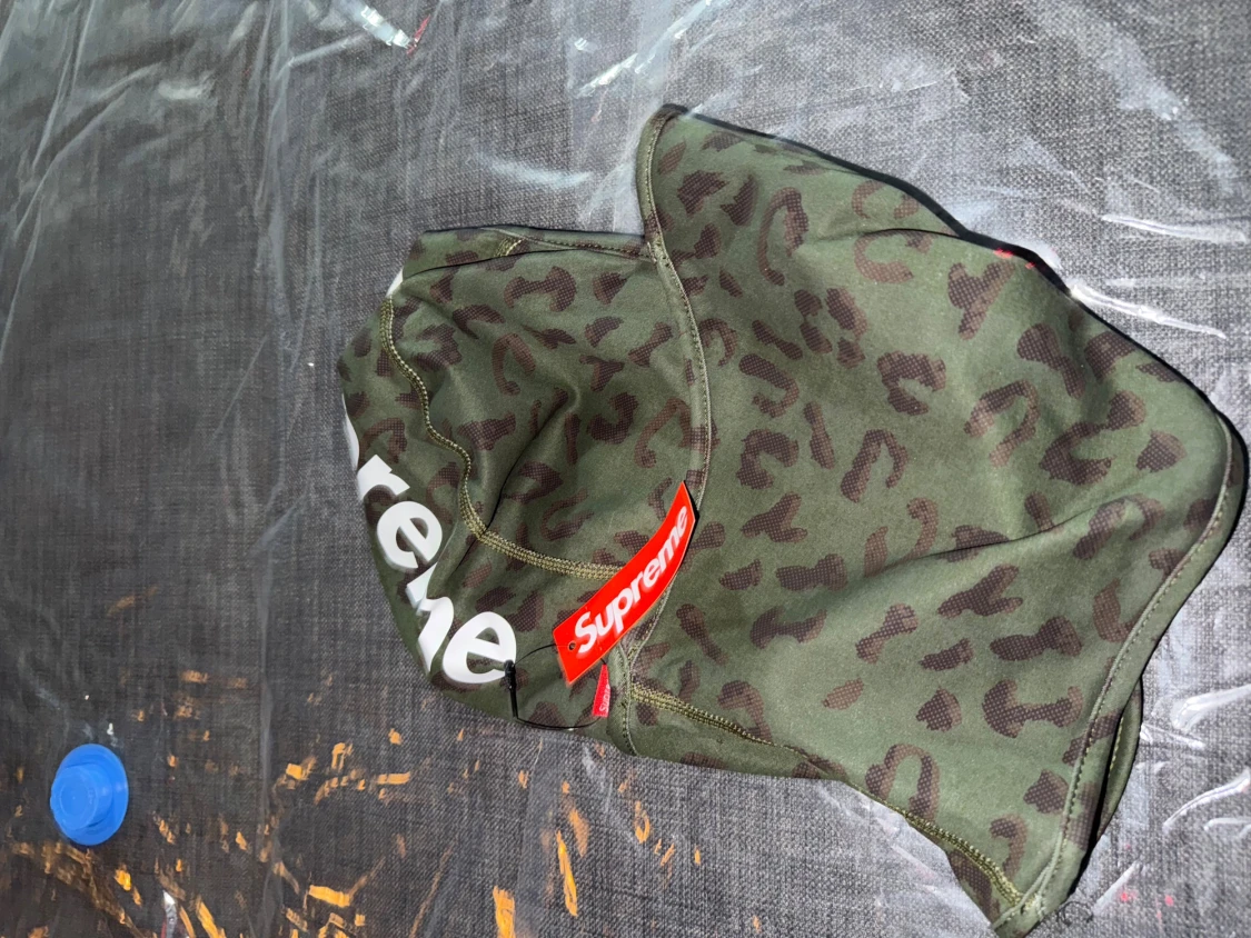 Supreme leopardmönstrad väst grön - 2