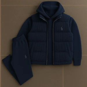 Ralph Lauren™ Set – Mörkblå - Ralph Lauren™ Set – Mörkblå • Hoodie, väst & byxor • Storlekar från XS till 2XL • Finns även på maisonamaor,se