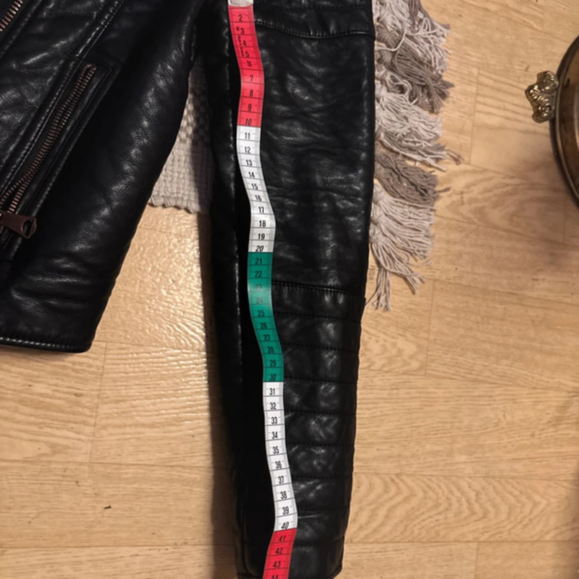 Svart skinnjacka Marc New York S - 3