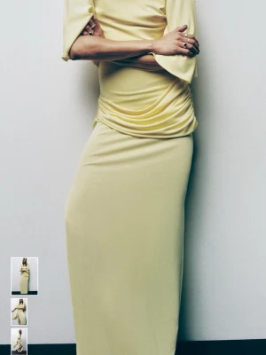  SÖKER Ljusgul långklänning från Zara ! - Söker denna klänning från Zara i storlek S eller m