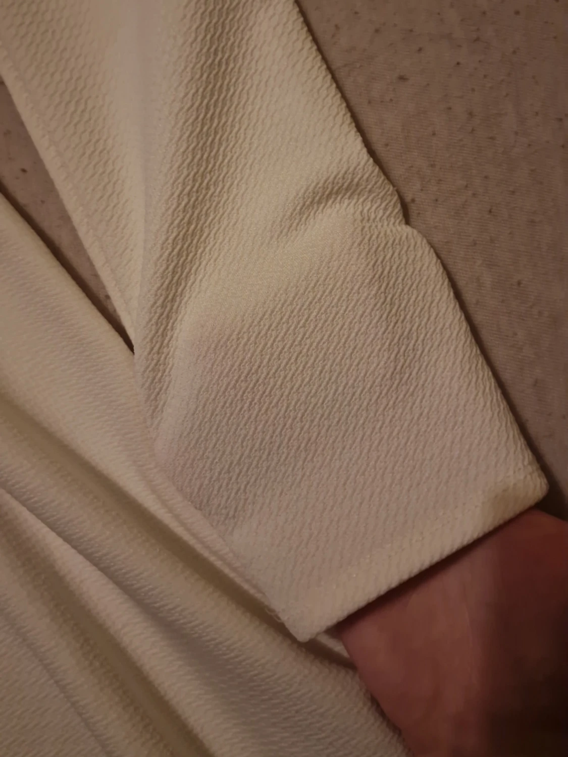 Vit långärmad klänning från NLY One - 2