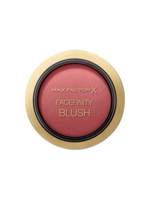 Max Factor Facefinity Blush - Max Factor Facefinity Blush i en rund dosa med transparent lock och guldfärgad kant. Färgen är en djup rosa som ger kinderna en fräsch och naturlig look. Perfekt för att skapa en snygg glow och definiera ansiktet.