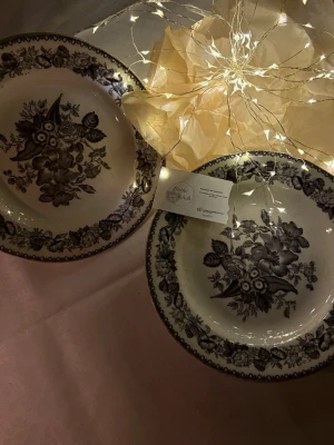 Gustavsberg Florilla 2 st✨ - Två underbara tallrikar som för dig tillbaka till sena  1800-talet🏰 Florilla passar perfekt till en fin fisk eller varför inte en god pasta? Unika detaljer för att din mat förtjänar ett fint upplägg✨