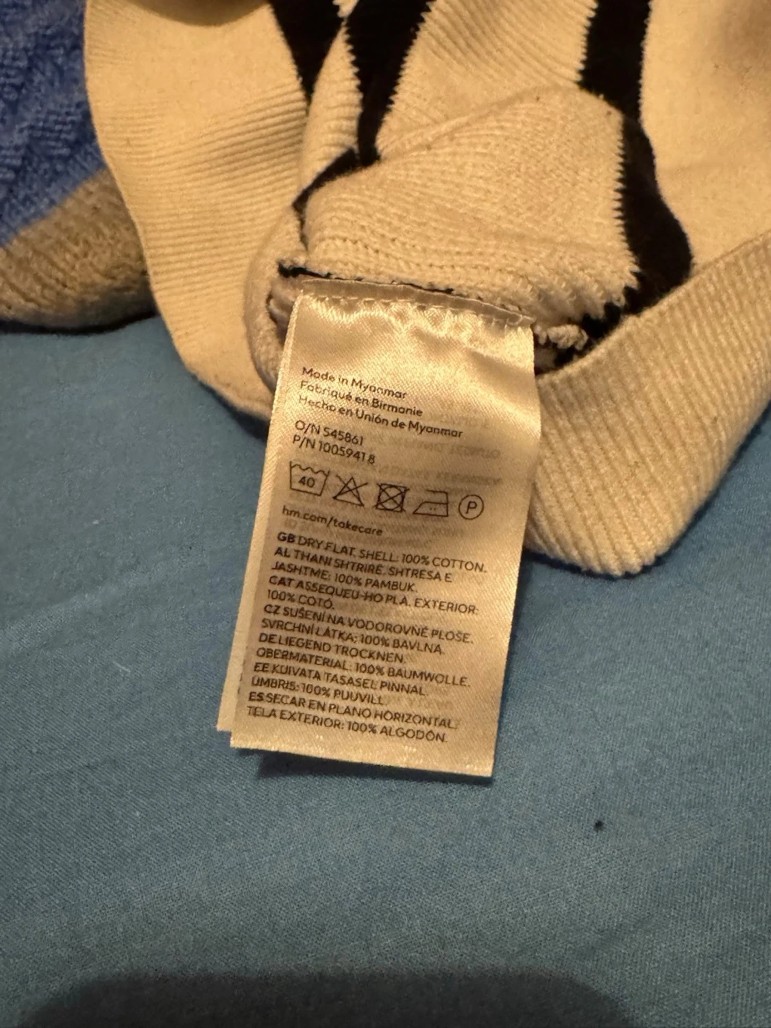 Randig half zip tröja från H&M - 4