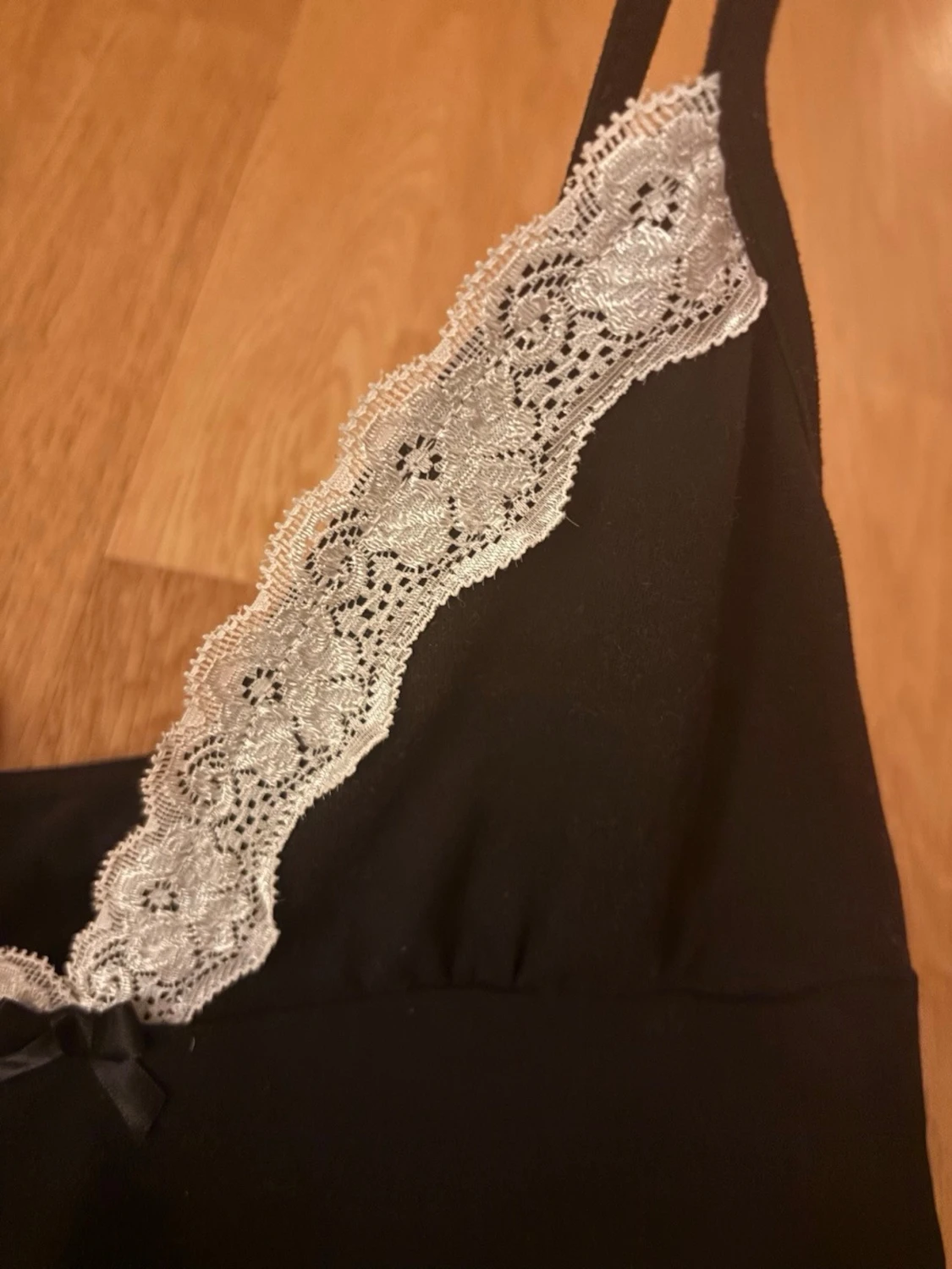 Svart spetslinnetopp från Romwe - 1