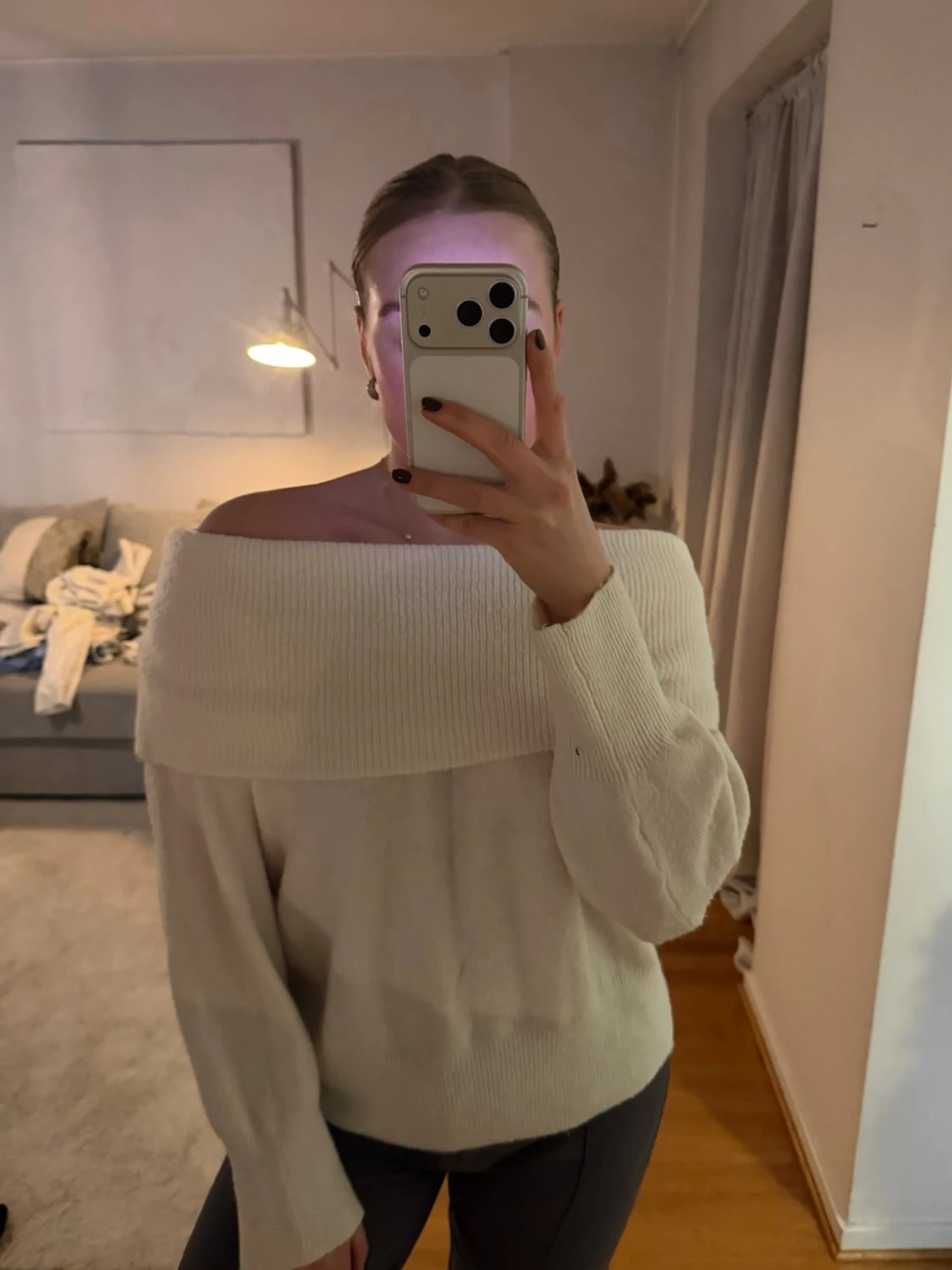 Off shoulder tröja 